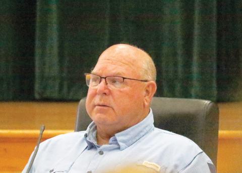 Columbia County Commissioner Rocky Ford said the $7.5 million offer for the wastewater treatment plant at the North Florida Mega Industrial Park by the City of Lake City is a ‘non-starter’ to him because it doesn’t fully remove the ounty’s debt and obligation at the site. (JAMIE WACHTER/Lake City Reporter)