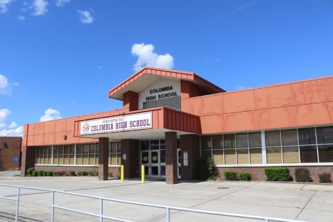 Columbia County Schools Superintendent Keith Couey said the district needs to begin planning for a replacement for Columbia High School in the near future. The school was opened in 1975 and is the second oldest in the district. (TONY BRITT/Lake City Reporter)