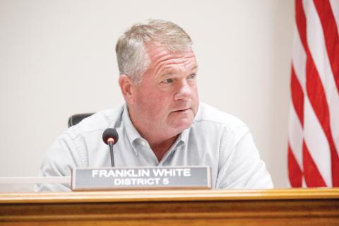 Suwannee County Commissioner Franklin White suggested an 8.8-mill tax rate in order to provide some relief to county property owners at Monday’s final budget hearing at the Judicial Annex.(JAMIE WACHTER/Lake City Reporter)