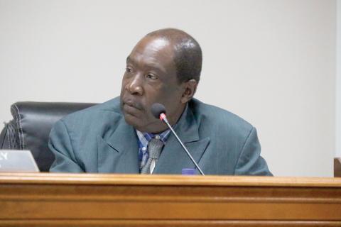 Suwannee County Commissioner Maurice Perkins said he didn’t want to miss out on potential candidates for the county administrator job due to a five-year management requirement. (JAMIE WACHTER/Lake City Reporter)