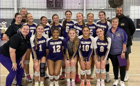 Columbia finished third at the JJVA River City Classic on Saturday. (COURTESY)