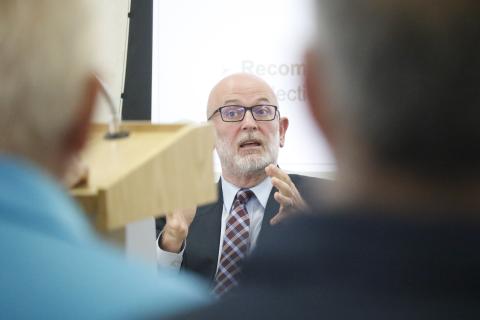 Columbia County Attorney Joel Foreman said Thursday the county needed to officially dissolve the Industrial Development Authority in order to help settle a state enforcement action for not reporting financial details on the independent district. (JAMIE WACHTER/Lake City Reporter)