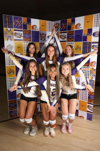 Columbia honored seniors Bella Lester, Sinei Wood, Zion Wallace, Jenavieve Farer, Ava Christie and  Chloe Nickelson for Senior Night during Wednesday's match against Baker County. (COURTESY)