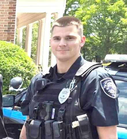 Christopher Davis, a Live Oak police officer, was injured Thursday night when his motorcycle crashed. (COURTESY)