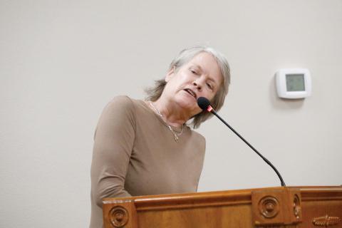 Cathy Rieker, who lives in Three Rivers Estates in Columbia County, said she hasn’t been on the Ichetucknee River for a year after nearly being hit by personal watercraft three or four times in her kayak. (JAMIE WACHTER/Lake City Reporter)