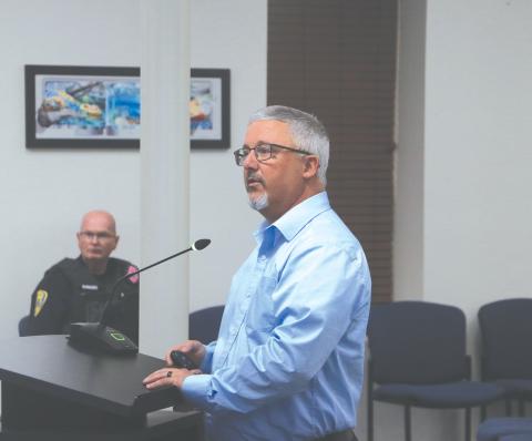 Lake City planning and zoning technician Robert Angelo touted mixed-use zoning practices during a presentation to the Lake City Council on Monday. (MORGAN MCMULLEN/Lake City Reporter)