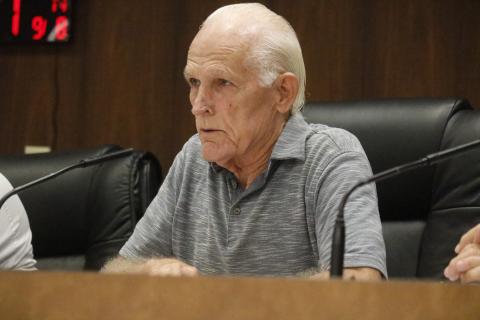 Live Oak Mayor Frank Davis speaks at a previous Live Oak City Council Meeting. Davis is helping organize the city’s inaugural Florida City Week celebration, set for Oct. 20-25. (FILE)