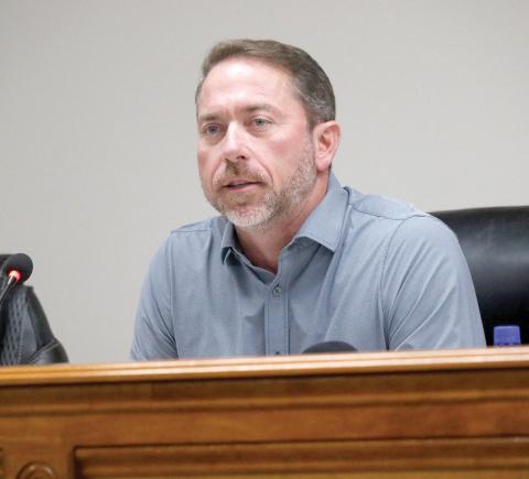 Rep. Jason Shoaf said once he sees a property tax reform plan from Gov. Ron DeSantis then the legislature can begin work on fixing the problem. (JAMIE WACHTER/Lake City Reporter)
