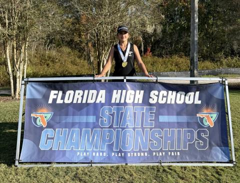 Suwannee golfer Ryan Donaldson won the Class 2A state title on Wednesday..
