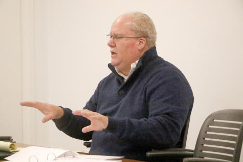 North Florida Water Utilities Authority Executive Director Shannon Roberts talks about the issues utility plants in both Columbia and Suwannee counties have had with complying with Department of Environmental Protection regulations. (JAMIE WACHTER/Lake City Reporter)