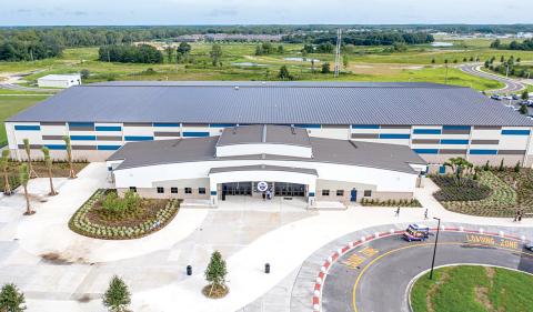 The Wiregrass Ranch Sports Campus in Pasco County, which serves as a regional storm shelter, is similar to the shelter the state is eying for Suwannee County. The county is seeking additional funding toward the project in the upcoming legislative session. (COURTESY)