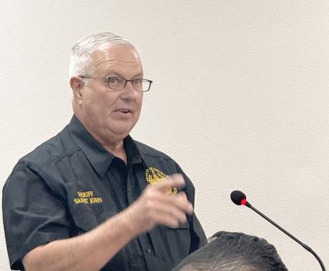 Sheriff Sam St. John said he understood if the county wanted to take over operations of emergency management and would work to make it a seamless transition during the next 90 days. (JAMIE WACHTER/Lake City Reporter)
