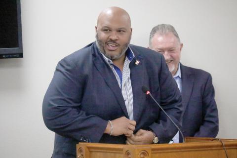 Sen. Corey Simon said the ‘Rural Renaissance’ bill that was passed by the Senate on Wednesday will provide things that are needed in rural communities, like transporation, health care and education improvements. (FILE)