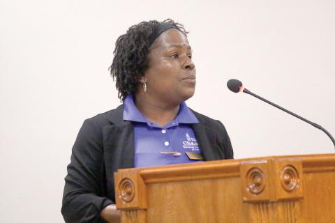 Suwannee County Chamber of Commerce Executive Director Danielle Hampton told the Live Oak Community Redevelopment Agency board that downtown revitalization efforts were boosted by a grant from the North Florida Economic Development Partnership. (FILE)
