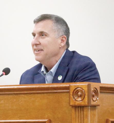 Jason Furry, Suwannee County’s interim administrator, is set to become the county’s permanent administrator. The County Commission will vote on his proposed five-year contract Tuesday. (FILE)