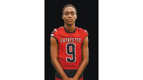 Lafayette quarterback Tywan Williamson is the LCR's Offensive Player of the Year.