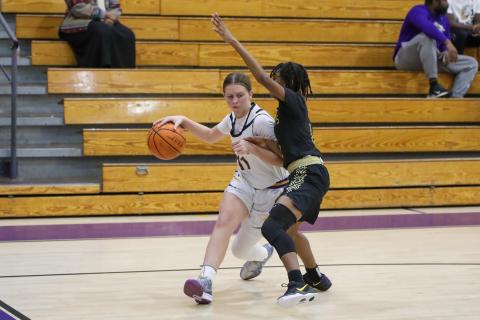 Columbia guard Kinley Cothran led the Tigers with 12 points but it wasn't enough as they fell to Chiles 62-40 in the District 2-5A quarterfinals on Monday. (FILE)