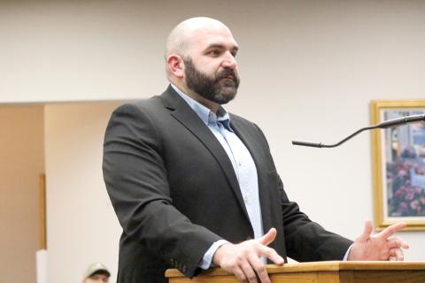 Nicholas Frigiola, the Live Oak Community Redevelopment Agency director, said soil issues at the Heritage Square site led to some changes that would cost an additional $$183,655, but that was within budget. (JAMIE WACHTER/Lake City Reporter)
