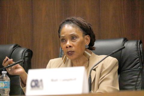Live Oak Community Redevelopment Agency board member Vanessa Brown Robinson said she wanted to include a historical element to the revamped business incentive grant program to try to ‘keep some of our charm.’ (JAMIE WACHTER/Lake City Reporter)