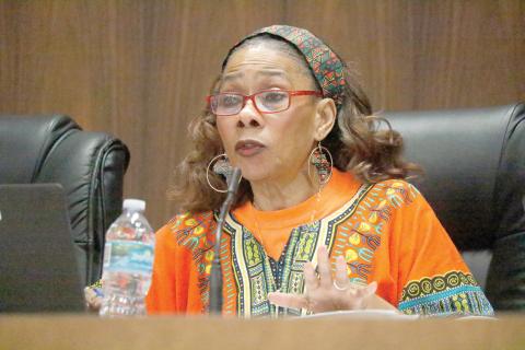 Live Oak Councilwoman Vanessa Brown Robinson expressed frustration Tuesday night with the lack of progress on awarding a bid on an audit of the city’s cyber security and financial policies. (JAMIE WACHTER/Lake City Reporter)