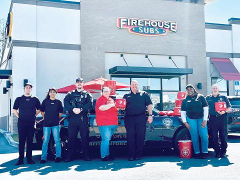 The Live Oak Department received a Firehouse Subs Public Safety Foundation grant to obtain Automated External Defibrillators to place in every patrol car as well as the police station. (COURTESY LIVE OAK POLICE DEPARTMENT)