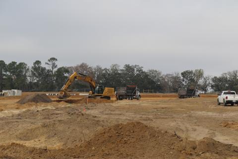 TONY BRITT/Lake City Reporter Anderson Columbia, which already was ahead of schedule on road improvements in Ellisville, is being offered a $900,000 bonus to speed up the work even more. (TONY BRITT/Lake City Reporter)