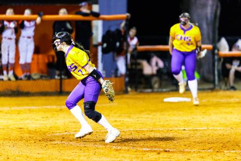 Columbia pitcher Kinley King struck out seven batters to lead the Tigers to a 9-0 shutout over Williston on Tuesday. (JACK HOWDESHELL/Lake City Reporter)