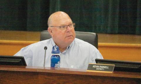 Columbia County Commissioner Rocky Ford said he has asked how the water reclamation project would impact the ability to draw more water from the aquifer and hasn't gotten an answer. (JAMIE WACHTER/Lake City Reporter)