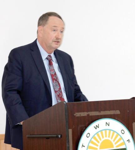 Former Lake City Manager Joe Helfenberger was hired as Fort White’s town clerk on Monday. Helfenberger will serve in the role part-time on an ‘as needed basis.’ (TONY BRITT/Lake City Reporter)