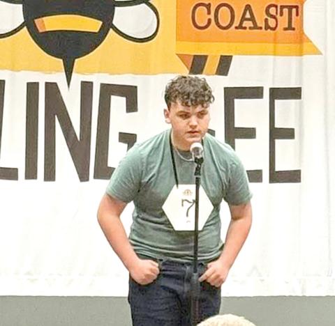 Fort White’s Tucker Ayers won the First Coast Spelling Bee on Friday to qualify for the National Spelling Bee in May. (COURTESY)