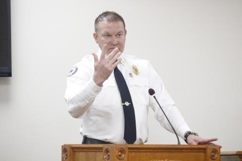Suwannee County Fire Chief Dan Miller said he doesn’t envision having to enact a burn ban after the Suwannee County Commission approved an ordinance that allows one to be put in place. (JAMIE WACHTER/Lake City Reporter)
