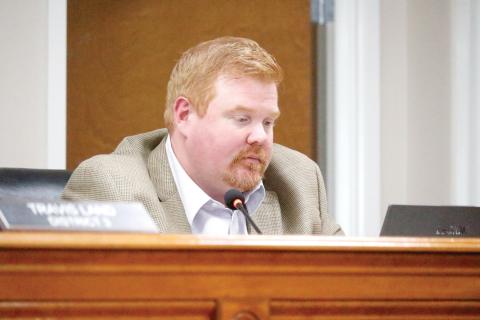 Suwannee County Attorney Adam Morrison said preliminary talks with Bryant Miller Olive representatives provided ‘infinite possibilities’ for structuring bond agreements, leading to the need to retain the company for additional work. (JAMIE WACHTER/Lake City Reporter)