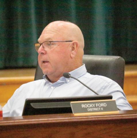 Columbia County Commissioner Rocky Ford said the City of Lake City’s solution to the sewer vs. septic tank issue with AgroLiquid came under pressure after the Lake City Reporter reported on the problem. (JAMIE WACHTER/Lake City Reporter)