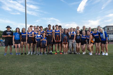 The Branford boys and girls both finished second at the District 5-1A meet on Saturday. (JACK HOWDESHELL/Lake City Reporter)