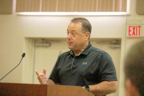 Columbia County Director of Safe Schools Mike Paphides told the Columbia County School Board that the district’s safety is in ‘good shape.’ (JAMIE WACHTER/Lake City Reporter)