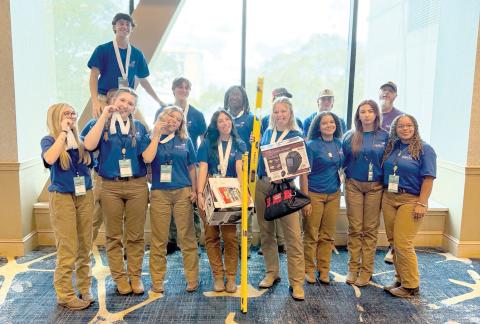 Columbia High’s welding program won two state titles, two runner-up finishes and two third-place finishes in the SkillsUSA state competition in Jacksonville last week. (COURTESY)