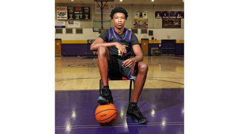Columbia guard Shaheed White is the LCR’s Boys Basketball Player of the Year. (MANDI SLOAN/Special to the Reporter)