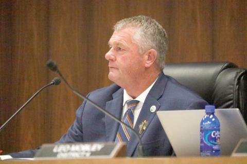 Suwannee County Commission Chairman Franklin White said sometimes it is necessary to protect people from themselves in support of extending the county’s burn ban. (JAMIE WACHTER/Lake City Reporter)