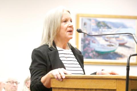 Suwannee County Emergency Management Director Sharon Hingson said she was humbled and grateful to be back leading the county’s emergency response. (JAMIE WACHTER/Lake City Reporter)