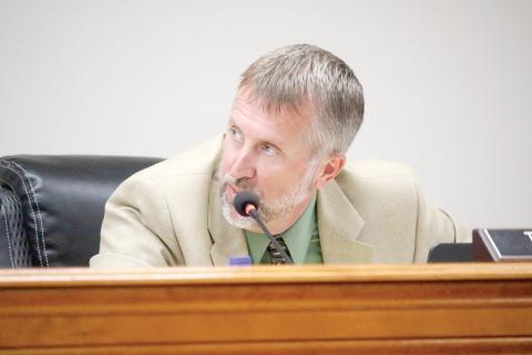 Suwannee County Commissioner Travis Land said he was willing to hold the $3.8 million in donated funds at whatever bank the donor desired. (JAMIE WACHTER/Lake City Reporter)