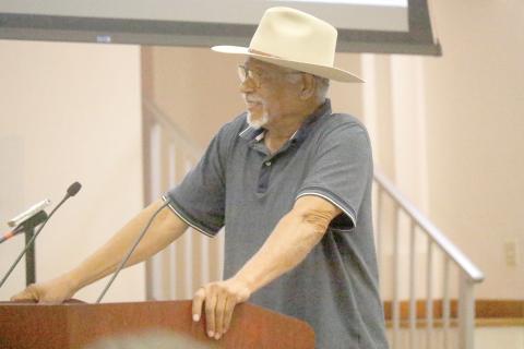Former commissioner Ron Williams said he thought the MSTU to cover EMS services was the right thing for the county to do. (JAMIE WACHTER/Lake City Reporter)