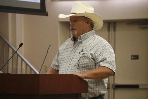 Clint Pittman resigned as Columbia County’s landscape and parks director Thursday after concerns over his running for county commissioner. (JAMIE WACHTER/Lake City Reporter)