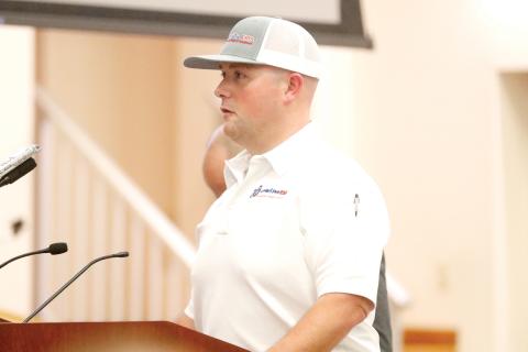 AmeriPro’s Thomas Stinson, the company’s operating supervisor in Columbia County, said adding new stations will help solve geographic issues that could help reduce response times. (JAMIE WACHTER/Lake City Reporter)