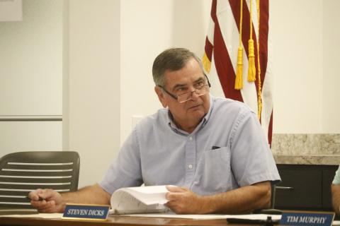 North Florida Water Utilities Authority board member Steven Dicks said the group needs to start reaching out to small governments about how it can help with utilities since the proposed property tax cut could limit budgets for those entities. (JAMIE WACHTER/Lake City Reporter)