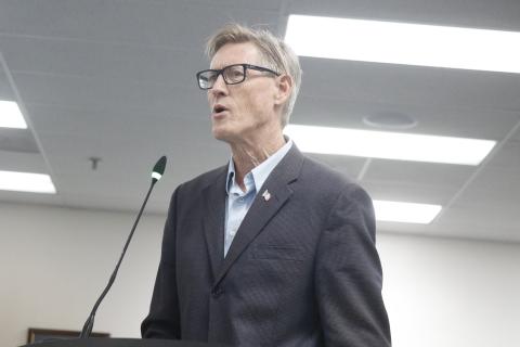Erik Bredfelt with Inspire told the Lake City Council that its update of the Community Redevelopment Agency plan was important because those funds can only be spent on projects outlined in the plan. (JAMIE WACHTER/Lake City Reporter)