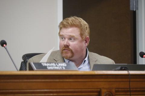 Suwannee County Attorney Adam Morrison said the county could not put a moratorium in place on data centers since it would violate a 2025 state law. (JAMIE WACHTER/Lake City Reporter)