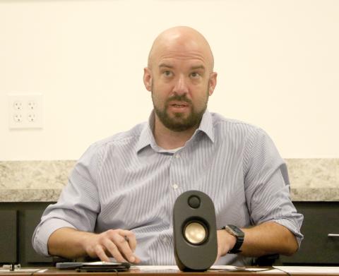 Lake Shore Hospital Authority Trustee Brandon Beil was not supported in his push to have the taxing district stop levying taxes. (FILE)