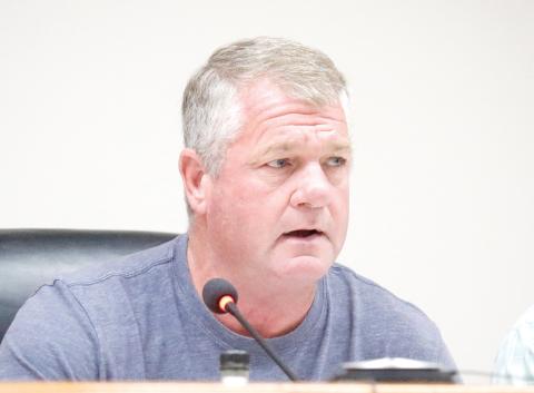 Franklin White, a North Florida Water Utilities Authority board member and Suwannee County commissioner, said there likely will be ‘some kicking and screaming’ over the proposed utility rate increases, but added that the NFWUA made cuts as well as the two counties contributing more to the venture so it was fair to all. (JAMIE WACHTER/Lake City Reporter)
