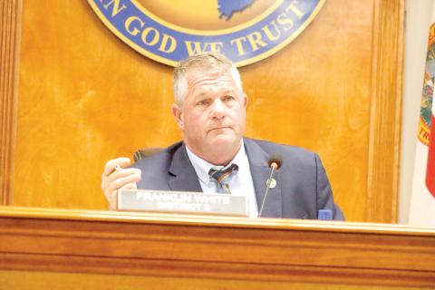 Suwannee County Commission Chairman Franklin White was authorized to send a letter to Columbia County rejecting its ultimatum on the North Florida Water Utilities Authority. (FILE)