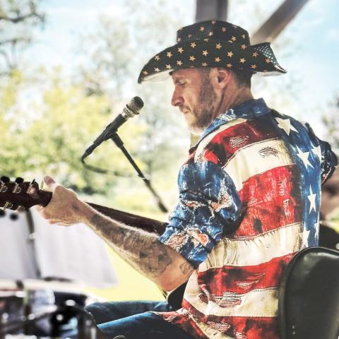 Steven Knotts, who was wounded in Baghdad while serving in the U.S. Army, will play Friday night at the Spirit of the Suwannee Music Park. (COURTESY)